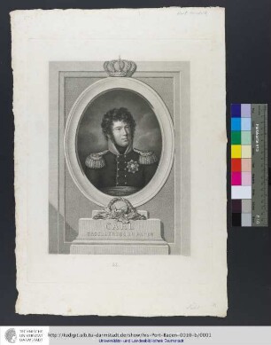 Carl Groszherzog zu Baden / Schröder, pinx. ; L. Portman, sculp.