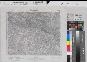 Deutsches Reich Karte des Deutschen Reiches Nr. 307 Iburg 1899 1 : 100 000 28 x 34 Kartographische Abteilung der Preußischen Landesaufnahme Benkhausen