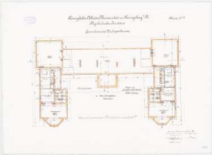 Physikalisches Institut der Albertus-Universität Königsberg: Grundriss DG 1:100