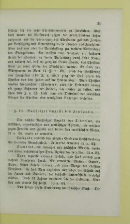Nachfolger Augusts bis Constantin