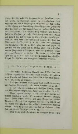 Nachfolger Augusts bis Constantin