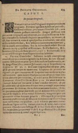 Caput I. De peccato Originali.