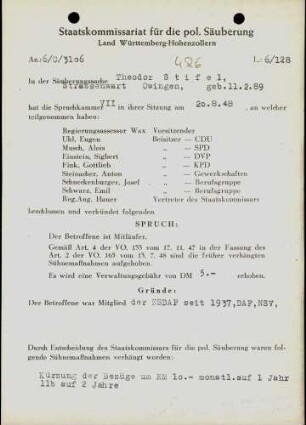 Stifel, Theodor