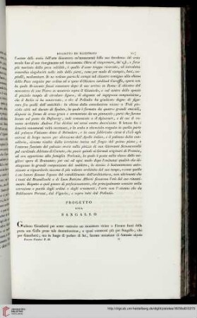 Progetto del Sangallo