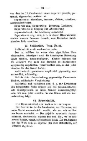 64. Souveränität.