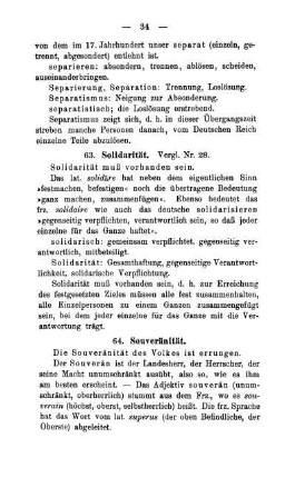 64. Souveränität.