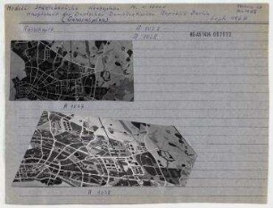 Generalplan von Berlin. Städtebauliche Konzeption. Berlin, östliche Stadthälfte