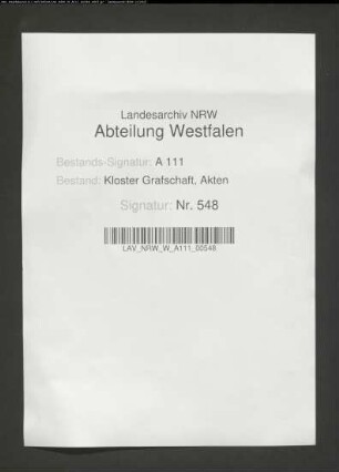 Lehnbuch des Klosters Grafschaft