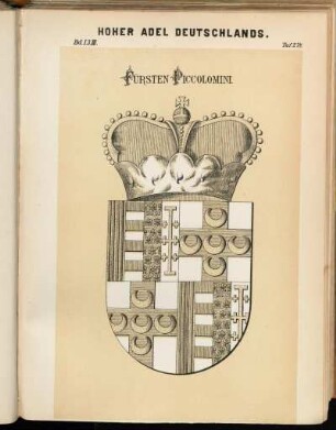 Taf. 274. Fürsten Piccolomini.