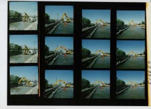 Ausbauarbeiten am Datteln-Hamm-Kanal - Bauabschnitt, Waltrop, 1995