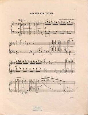 Gesang der Elfen : [Tonstück] ; op. 172