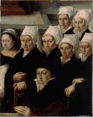 Acht Stifterinnen, nach links
