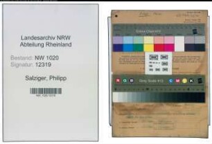 Entnazifizierung Philipp Salziger , geb. 05.10.1882 ()