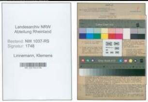 Entnazifizierung Klemens Linnemann , geb. 00.00.0000 (Schulrat)