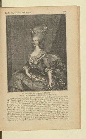 La princesse de Lamballe (1749 - 1792.) Musée de Versailles. - Photographie Hachette