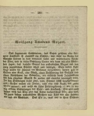 Wolfgang Amadeus Mozart