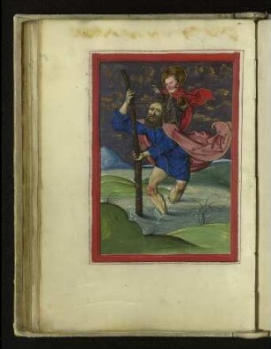 Miniatur: hl. Christopherus