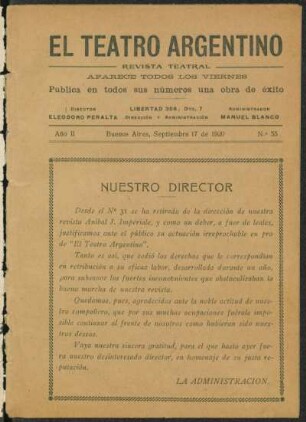 Nuestro director
