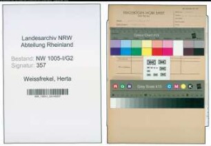Entnazifizierung Herta Weissfrekel , geb. 15.06.1907 (Stenotypistin)