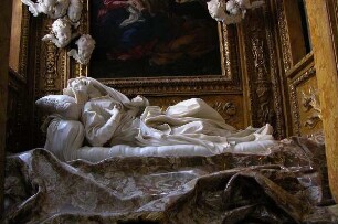 Rom - Grabmal von Bernini : Grabmal von Bernini. Aufgenommen in Rom im April 2004