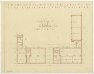 Berliner Städtische Wasserwerke, Berlin-Mitte Verwaltungsgebäude: Grundriss Erdgeschoss 1:100