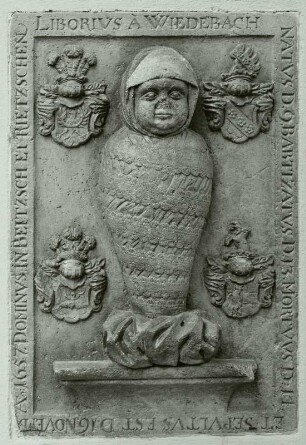 Kindergrabstein der Liborius von Wiedebach : Daubitz
