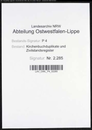 Kirchenbuchduplikat der evangelischen Gemeinde Herscheid (GHT 1856). (Gemeinde: Herscheid, evangelische Gemeinde)