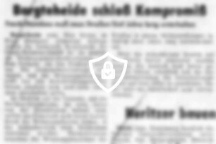 Bargteheide schloß Kompromiß