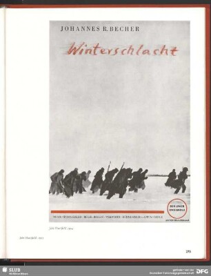 Johannes R. Becher. Winterschlacht