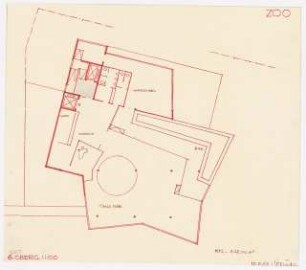 Geschäftshaus Joachimstaler Straße 1, Berlin-Charlottenburg: Grundriss 6. OG, 1:100