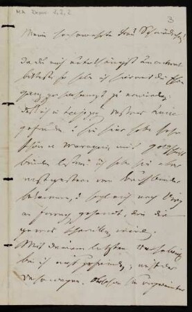 Brief an Rebecka Lejeune Dirichlet (?) : 02.06.1820