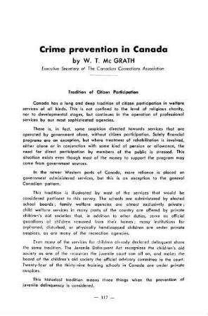 117-122, Crime prevention in Canada