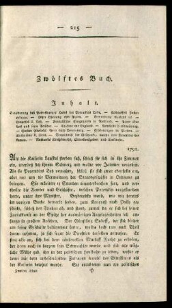 Zwölftes Buch