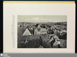 Blick vom Professorenhaus über den Stadtkern