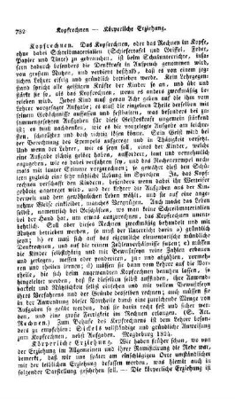 Kopfrechnen