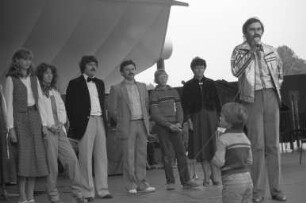 Endrunde im Nachwuchs-Talentwettbewerb "Chance 80" auf der Seebühne im Stadtgarten