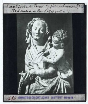 unbekannt (15. Jh.), Schöne Madonna (Kauber Madonna) (Kassel mhk KP 1924/24) : Detail