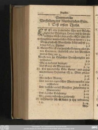 I. Deß ersten Theils.
