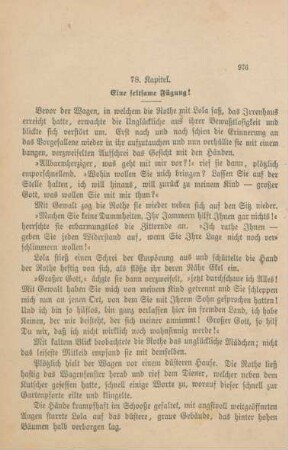 78. Kapitel. Eine seltsame Fügung!