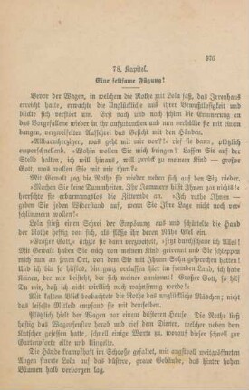 78. Kapitel. Eine seltsame Fügung!