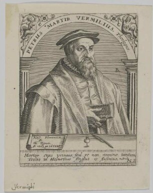 Bildnis des Petrus Martir Vermilius