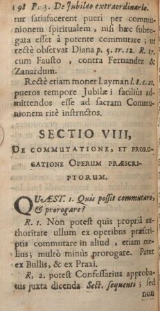Sectio VIII.