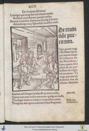 De doctrina filiorum