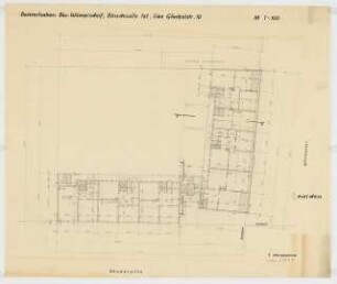 Wohnhaus Bundesallee 192 / Güntzelstraße 10, Berlin-Wilmersdorf: Grundriss 1. Obergeschoss 1:100