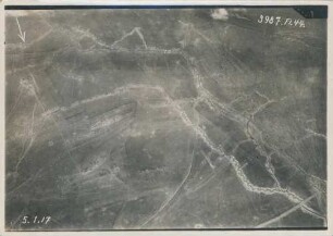 Foto des Geländes nordöstlich des Caurières-Waldes (Luftbild)