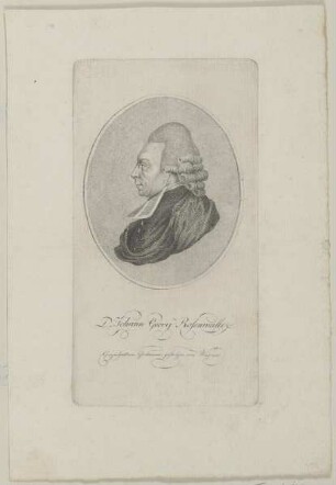 Bildnis des Johann Georg RosenmüllerBildnis Johann Georg Rosenmüller