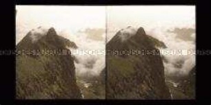 Blick vom Dreitorspitz zur Wettersteinwand