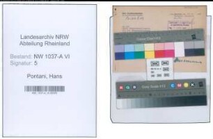 Entnazifizierung Hans Pontani , geb. 00.00.0000 (Ingenieur)