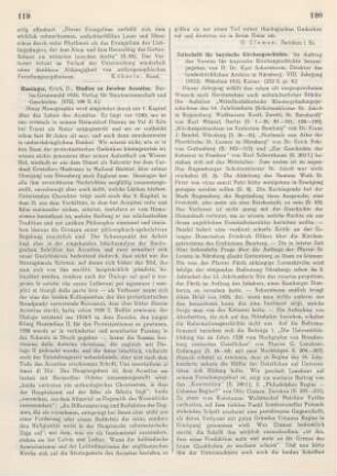 120-121 [Rezension] Zeitschrift für bayrische Kirchengeschichte ; 8.1933