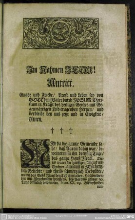 Leichenpredigt : Leichen-Predigt, Antritt, Text, Eingang, Gebrauch